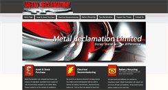 Desktop Screenshot of metalreclamation.co.uk