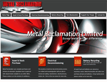 Tablet Screenshot of metalreclamation.co.uk